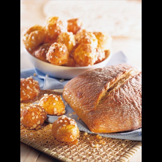 Photo de viennoiserie et boulangerie