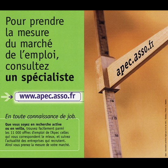 photo de toise en bois