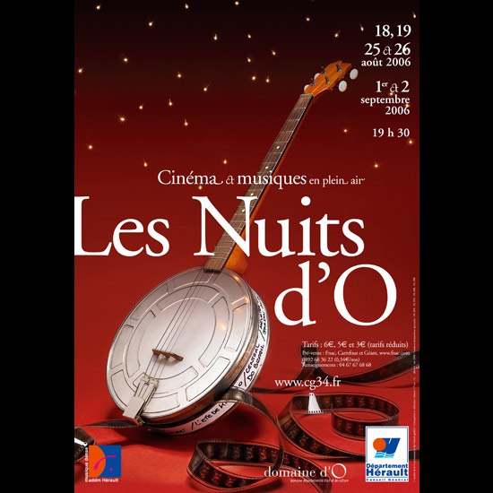 photo de banjo et boite de film 35mm