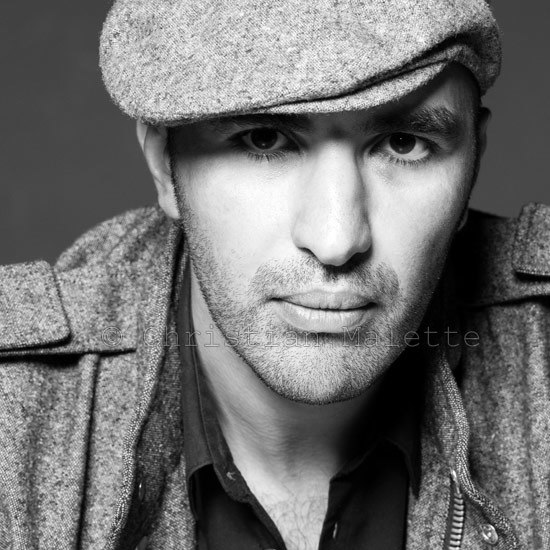 photo portrait d'homme en studio, Nas